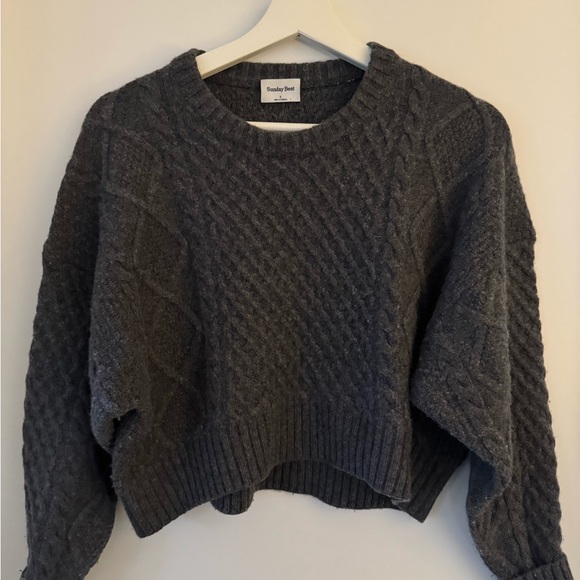 Sunday Best Peggy Cable Knit Sweater - Picture 2 of 6